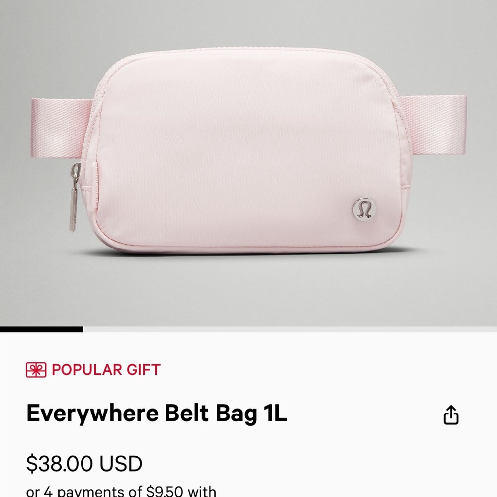 lululemon belt bag 1L!